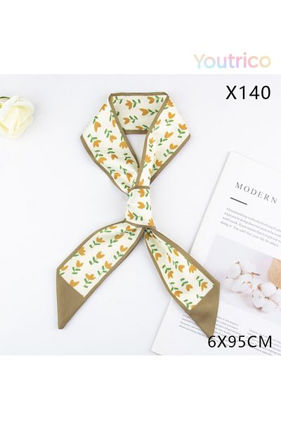 Youtrico Scarf with Flower Patterns
