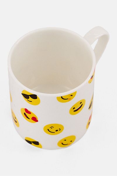 Kitchen Craft كوب صغير برسومات وجه إيموجي، 250 مل، متعدد الألوان