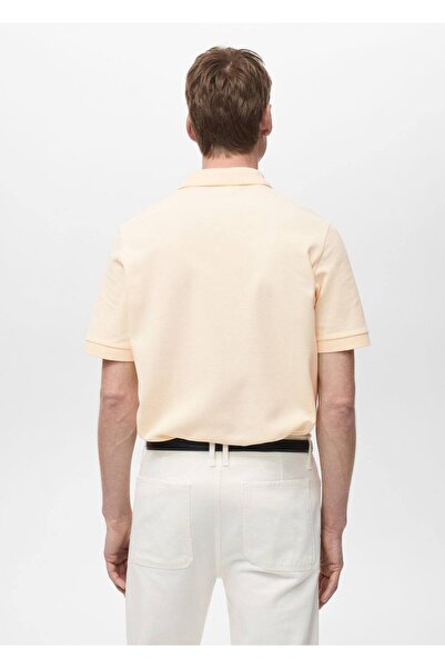 MANGO Man Regular Fit Cotton Pique Polo Shirt