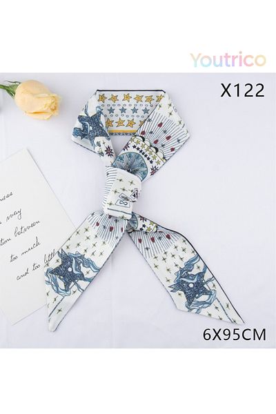 Youtrico Scarf with Chess & Card Patterns