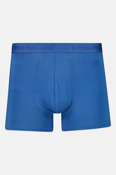 CELIO Men 1 Piece Solid Boxer Brief, Blue