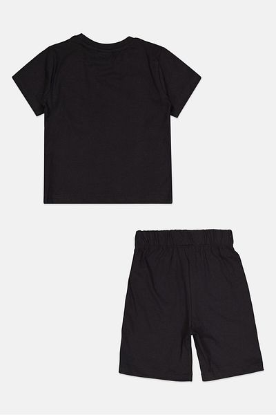 Batman Toddlers Boy 2 Piece Graphic Print T-shirt And Short, Black
