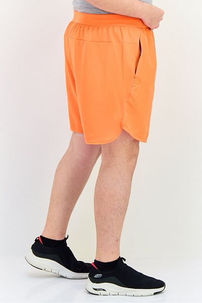 adidas Men Sportswear Fit 7 Inseam Outdoor Shorts, Orange