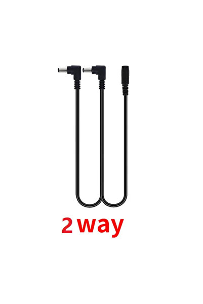 Choice4 1 إلى 2 كابلات سلسلة ديزي من ميوايير 1 إلى 2-10 طرق محول مصدر طاقة دو...