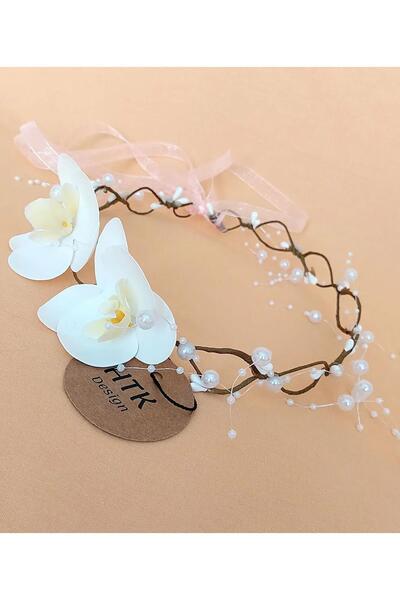 Hayalperest boncuk Floral Crown, Mother Baby Maternity Crown, Baby Crown, Bab...