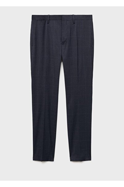 MANGO Man Süper slim fit streç kumaştan kumaş pantolon