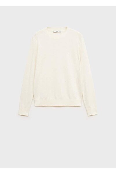 MANGO Woman İpek karışımlı triko kazak