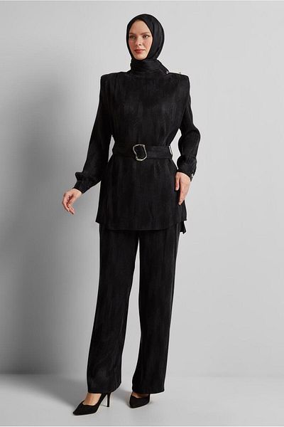 Alvina Belted Trousers Suit 45566
