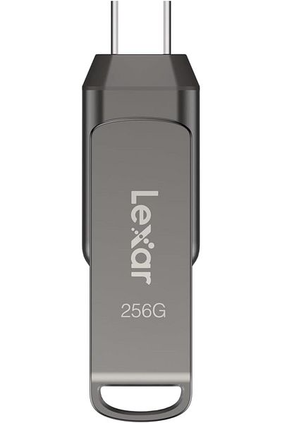 Lexar 256GB JumpDrive Dual Drive D400 USB 3.2 Type-C & Type-A Flash Drive