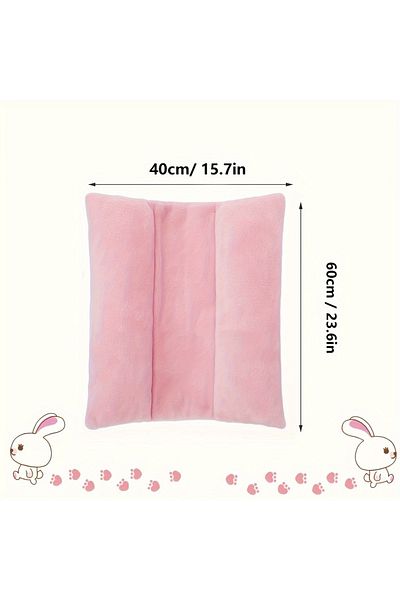 Choice Pink 60cm 1 Piece Rabbit Cage Indoor Large Rabbit Bed Thickeneded Quilt Pad Plush Pad