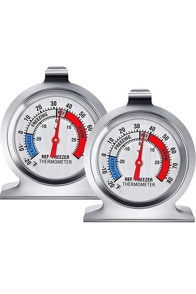 Choice 2pcs 2/4/16pcs Packs Refrigerator Freezer Thermometer Classic Series Large Dial Red Indicator Accura