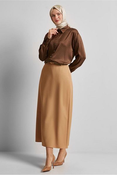 Alvina Satin Jacquard Tunic 45375