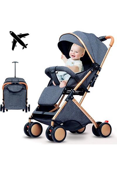 Yelajoy 2 In 1 Umbrella Baby Stroller,5-Point Harness, Adjustable Backrest,Lightweight,for Toddler