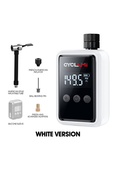 Choice1 مضخة هواء بيضاء محمولة 150 رطل لكل بوصة مربعة، مضخة هواء كهربائية للد...