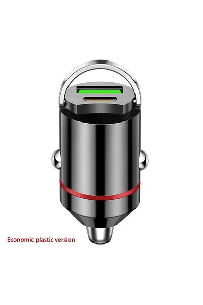 Choice plastics 100W Dual Ports Mini USB Car Charger Super Fast Charging Phone Charge Adapter Cigarette Soc