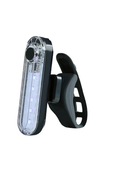 BUCKLOS مصباح خلفي أبيض للدراجة قابل لإعادة الشحن بمنفذ USB LED، مصباح يدوي ل...