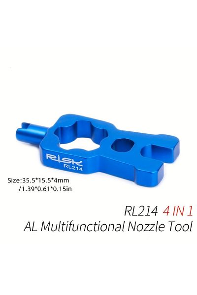 Choice Blue Bicycle nozzle tool, beautiful nozzle, inner tube disassembly wrench, tire valve core installat
