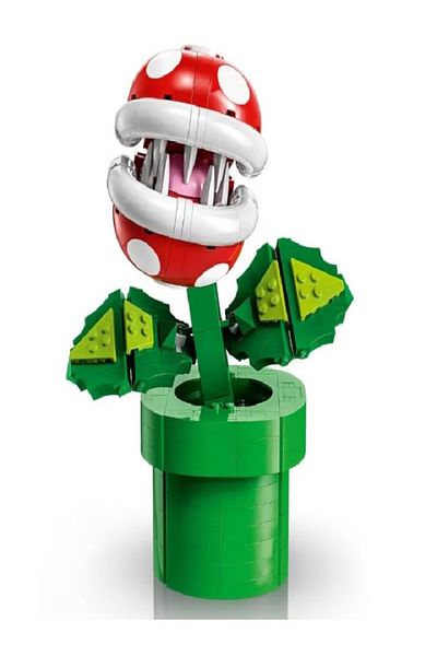 Choice NOBOX WHITE 2025 new piranha plant set creative building blocks game model home decoration assembly