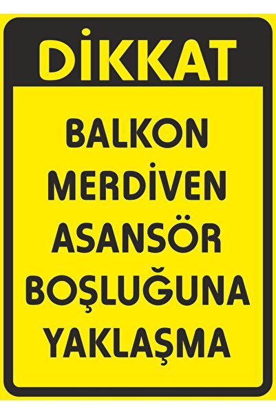 Reysa Tasarım ملصق نهج الشرفة إلى مساحة المصعد مقاس 20 × 28 سم