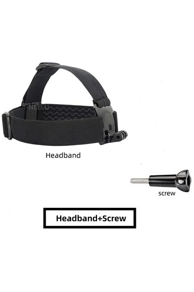 Choice TD-01 Head Strap Adjustable Universal Mobile Phone Clip Fix Mount for Gopro Hero 12 10 9 8 7 6 5 for