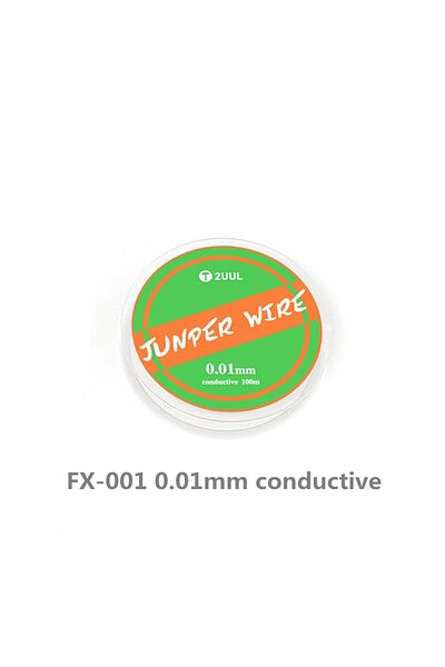 Choice FX-001 0.01 مم 2UUL 0.01 0.02 0.009 مم 100 متر سلك توصيل فائق الدقة عازل/موصل لأصابع الهاتف