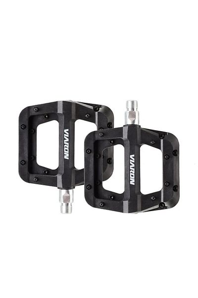 Choice Black VIARON Bike Pedals Nylon Ultralight Double Bearings Pedals MTB Bike Accessories with 16 Nail N