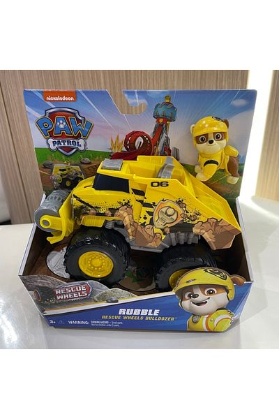 Choice 17776-25-rubble Original Paw Patrol Boomer Roxi Rescue Wheels Big Wheeled Toy Truck With Collectible