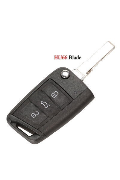 choice2 A Type HU66 Jingyuqin Remote Car Key Case Shell For Volkswagen VW Gol...