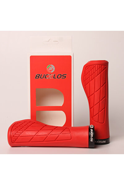 Choice Red Bicycle Handlebar Grip Ergonomic Mountain Bike Grips Anti Skid MTB...