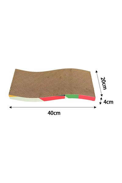 Choice S 43x20x4cm Cat Scratching Board Bed Cat Scratchers Cardboard Cat Scratch Pad Nest for Sleeping Play