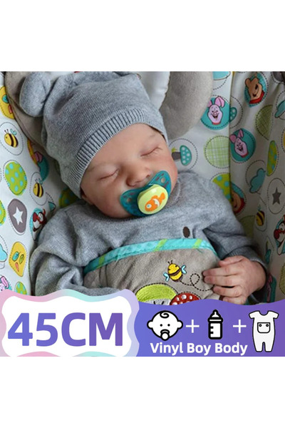 Choice دمية صبي من الفينيل بملابس رمادية من JOYORA، ألعاب هدايا واقعية تشبه د...