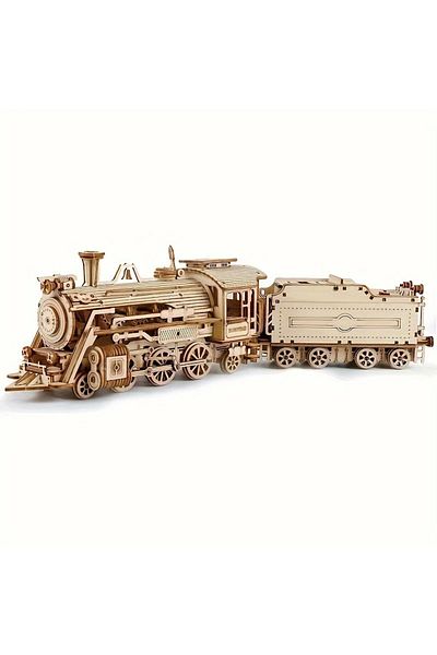 Choice Locomotive Locomotive 3D Wooden Puzzle Scale Model DIY Model Kit Handcraft Gift,Home Decoration,Mech