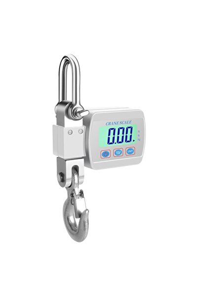 Choice1 ميزان رقمي أبيض بشاشة LCD سعة 0.05-500 كجم، ميزان رافعة محمول، ميزان إلكتروني صناعي عالي التحمل