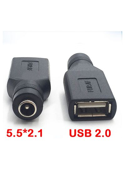 Choice Dc Mto Usb M Usb Male Female To Dc Male Female Dc 5.5 * 2.1mm Power Converter 5v Plug Charging Adapt