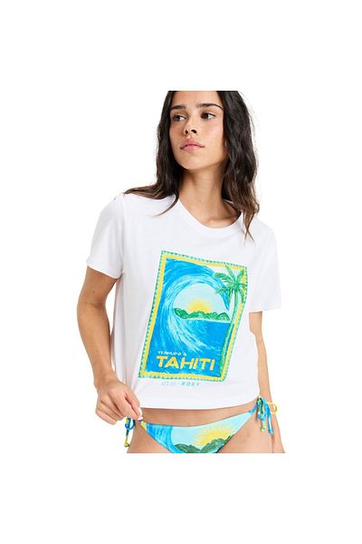 Roxy Atlas Oceanregular Crop Women's Colorful T-Shirt Women's T-Shirt Erjzt05921