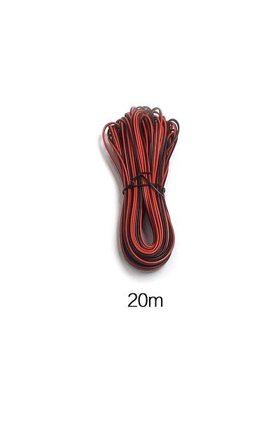Choice 20M 2 PIN Extension Wire Cable for WS2812 WS2811 RGB Single Color 2835 5050 COB LED Strip, 22AWG 5M