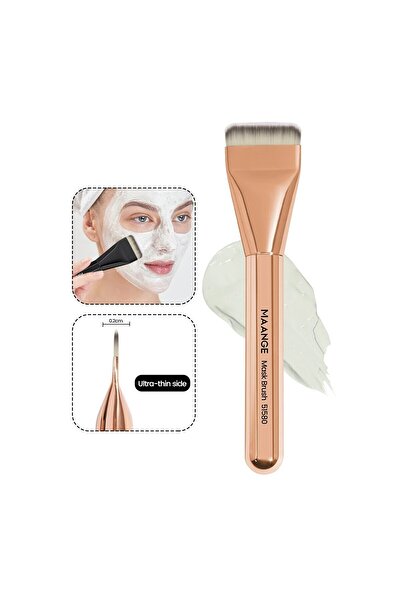 Choice1 فرشاة ماسك الوجه الذهبية MAANGE، فرشاة كريم الأساس ذات الرأس المسطح، فرشاة ناعمة لمكياج الوجه