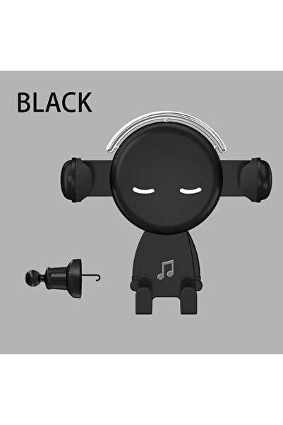 Choice حامل هاتف جديد أسود اللون بمنفذ هواء السيارة، مشبك تلسكوبي أوتوماتيكي،...