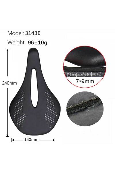 Choice 240x143mm-3143E ELITA ONE Bicycle Saddle Carbon Super Light 96g MTB/Ro...
