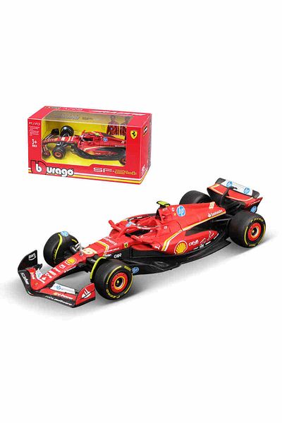 Choice No.55 Regular Bburago 1:43 Ferrari Sf24 F1 Car Model 2024 Season 16# Leclerc 55# Sainz Alloy Luxury
