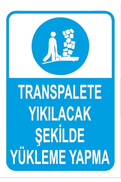 Reysa Tasarım ملصق تحميل Transpalete للتدمير مقاس 20 × 28 سم