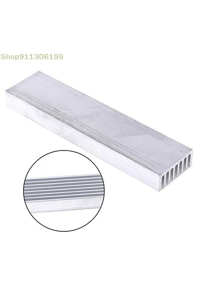 Choice 1Pc Aluminum Heat Sink 100*25*10mm Cooling Heatsink For High Power LED Light Hardware Accessories