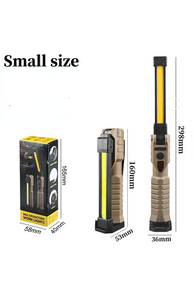 Choice Small size USB Rechargeable LED Work Light 1000 Lumens COB Lantern with Power Capacity Indicator Han