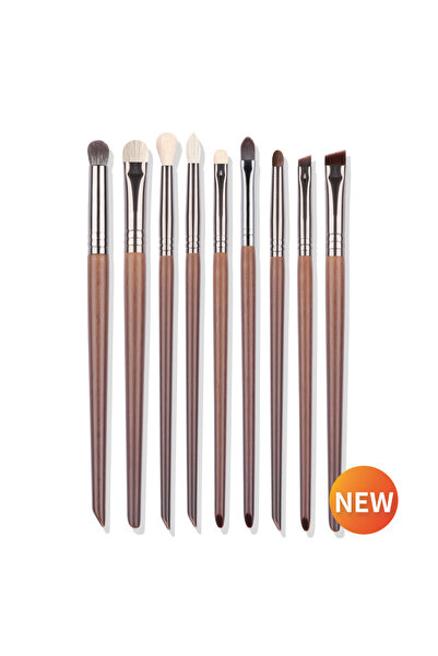 Choice مجموعة فرش مكياج العيون والشعر الطبيعي من XQ9pcsmix OVW، 9/12 قطعة، مجموعة فرش مكياج للعين والشعر الطبيعي، مكياج تجميلي