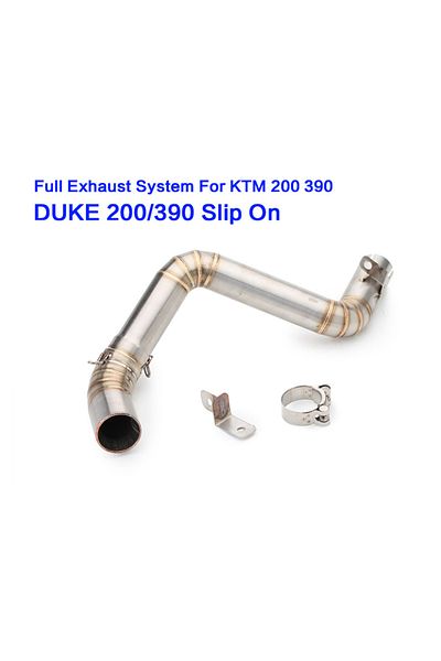 Choice Type A Motorcycle Exhaust Full System Middle Pipe Muffler For Ktm Duke125 Duke200 Duke390 Duke250 Du