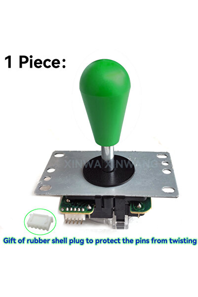 Choice عصا تحكم SANWA خضراء اللون مزودة بمُقيّد مربع 8 اتجاهات في الجزء العلو...