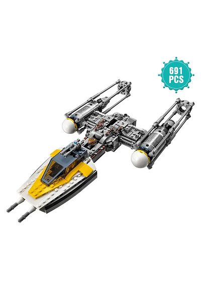 Choice 75172 Interstellar Series Y-Wing Fighter Building Blocks Set Fighter Models Brick Toys boy Kids Birt