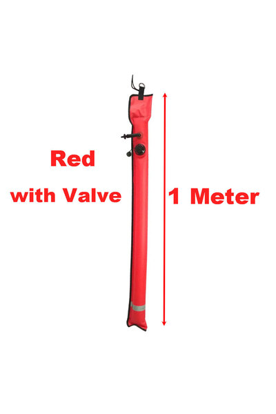 Choice4 علامة سطح الغوص ذات النهاية المغلقة مقاس 1 متر مع صمام 1.1 متر - 1.8 ...