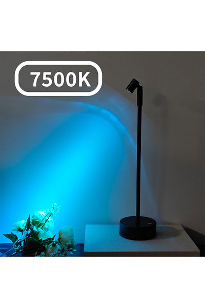 Choice black Blue LED Charging Atmosphere Light Touch Dimming Minimalist Desk Lights Vintage Decor Lights L