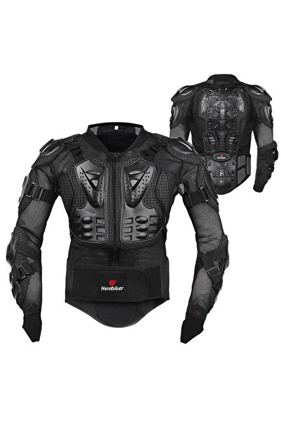 Choice30 S MC1001 Black Motorcycle Armor CE Certification Motocross Chest Bac...